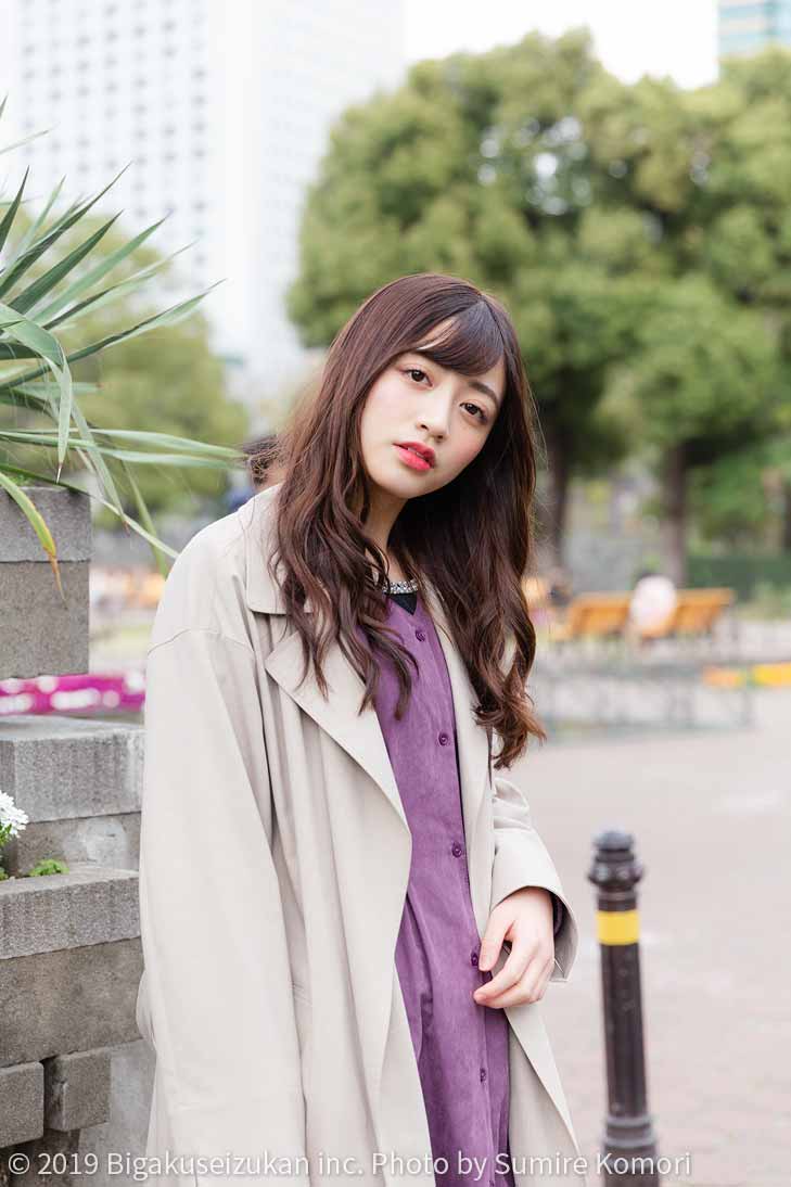 中村莉子 清泉女子大学 ノンノの読者モデルに挑戦中 幅広二重がチャームポイントの美女 美学生図鑑